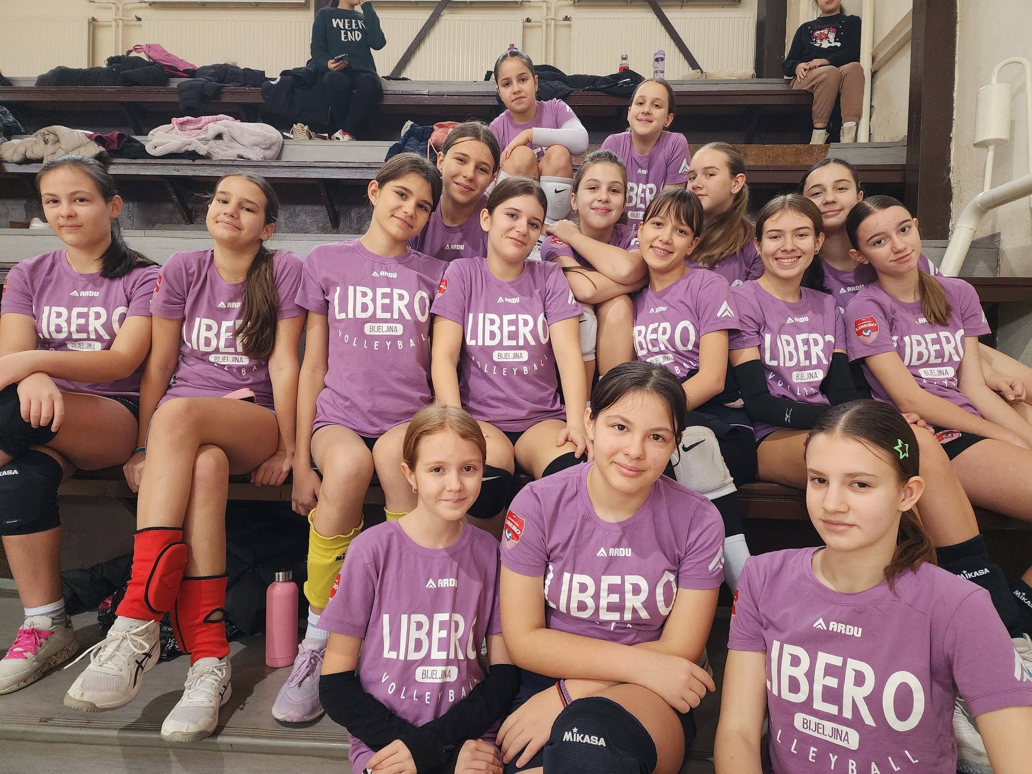 Mlađe igračice OK Libero Bijeljina