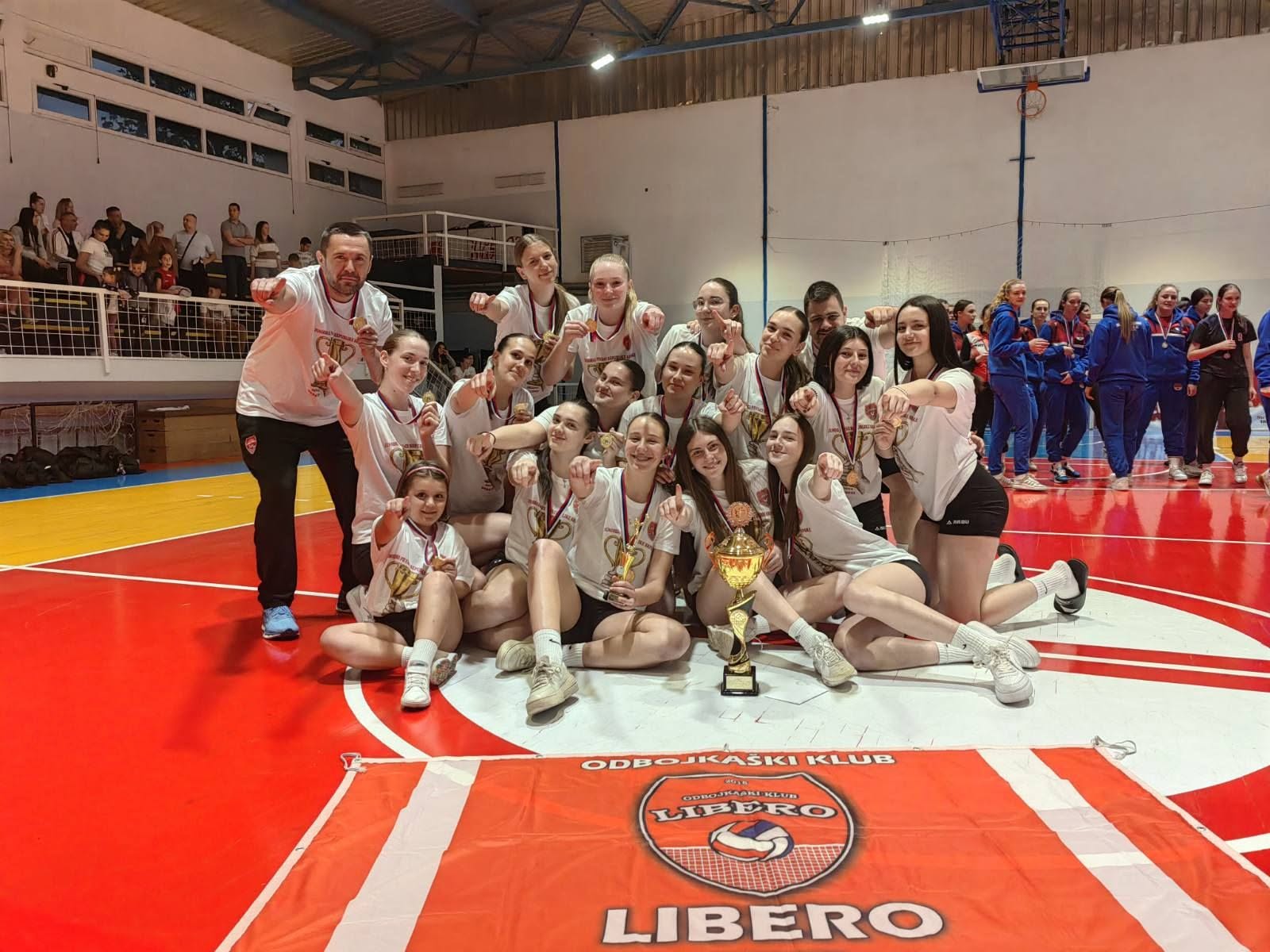 Juniorke OK Libero — zlatna medalja 2025