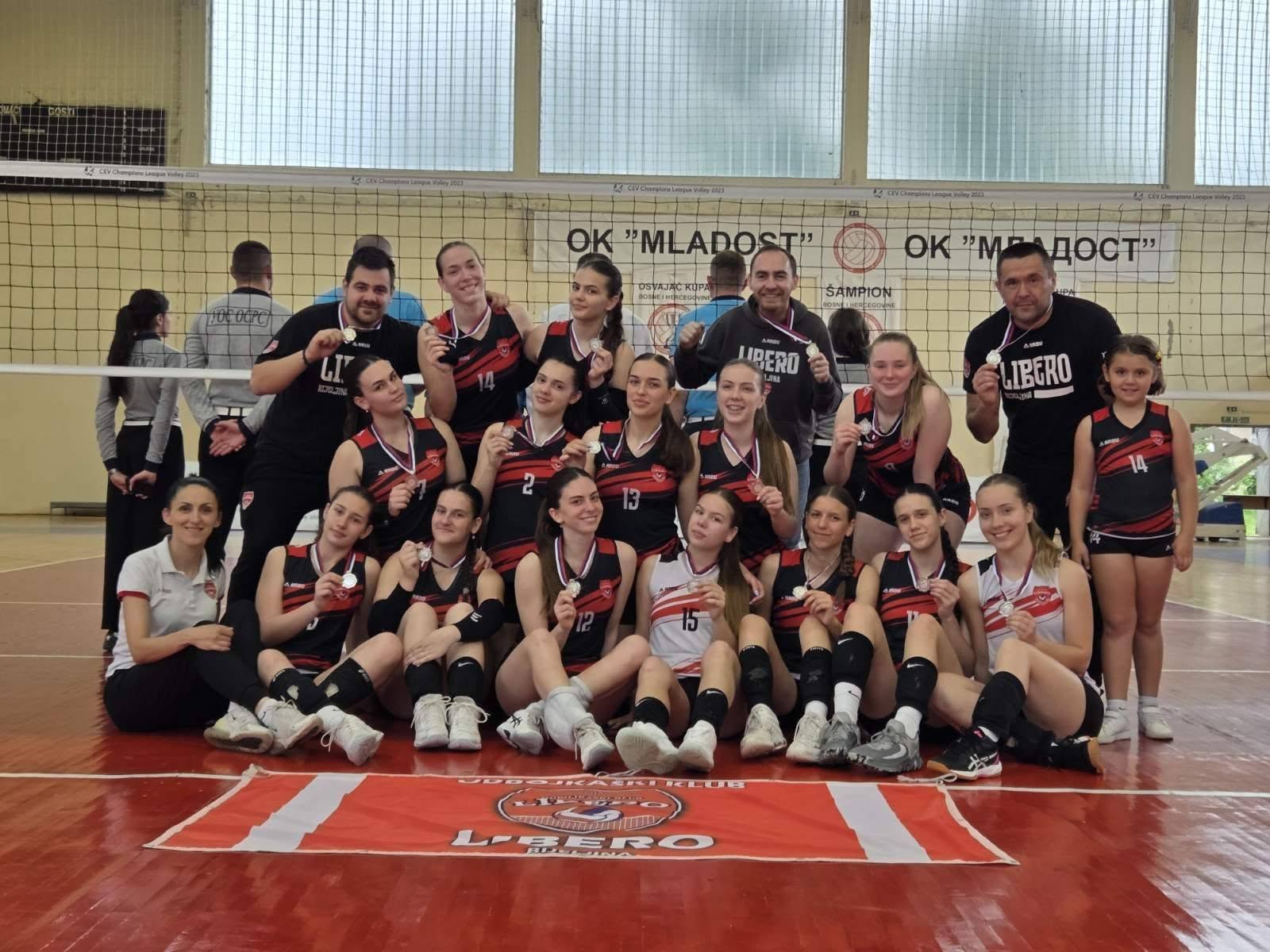 Kadetkinje OK Libero — vicešampionke Republike Srpske